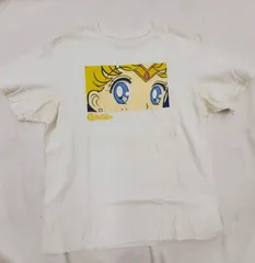 90-00s セーラームーン Tシャツ 月野うさぎ アニメ ヴィンテージ  Lサイズ 白 fg0901-5