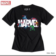 MARVEL マーベル スパイダーマン Tシャツ 半袖 集結 キャラクター メンズ レディース  ユニセックス アベンジャーズ アイアンマン ハルク  キャプテンアメリカ アメコミ グッズ ブラック ダンス ペアルック バースデー 誕生日プレゼント ギフト