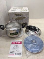 S96292 サンライズ ステンレス両手圧力鍋 ワンタッチスピードクッカー SR-13 4.0L 