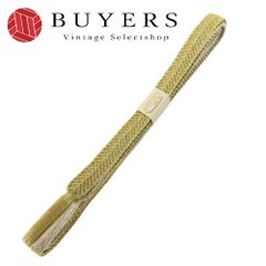 【中古】未使用 帯締め 正絹(金銀糸除く) ゴールド シルバー 平組紐 小物 伊賀手ぐみひも 和装 呉服 和服 きもの レディース 女性