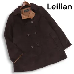 Leilian レリアン 秋冬★ アンゴラ ウール ダブル コート Sz.9 レディース