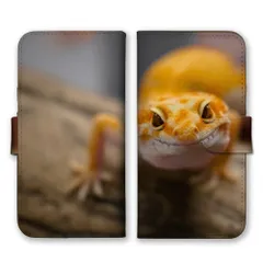 iPhone14ProMax ケース 手帳型 アイフォン14 プロマックス スマホケース 携帯ケース レオパ ヒョウモントカゲモドキトカゲ トカゲ 動物 爬虫類 写真 かっこいい オシャレ カラー01