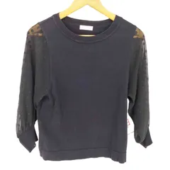 ビューティーアンドユースユナイテッドアローズ BEAUTY & YOUTH UNITED ARROWS ドットシフォンジャカード6分袖ニット レディース FREE 