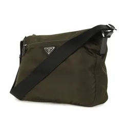 PRADA プラダ VELA テスート ナイロン ショルダー バッグ カーキ ラグジュアリー ブランド カバン【メンズ】のサムネイル