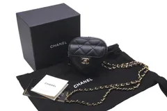 2023年最新】chanel ミニマトラッセ ラムスキン ブラックの人気