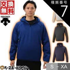 【新品未使用】種類7:ブラック(BLK)/S 野球 フリース パーカー ジャケット デサント バリアフリース 長袖 裏起毛 フード付き ハーフジップ 冬用 防寒ウェア プロモデル ストレッチ 撥水 保温 DBX-2761 ジップアップ ハーフジップ トレーニン
