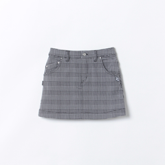 【認定リユース品】パワフルコットンストレッチ グレンチェック 裏起毛 スカート ＜GLENCHECK SERIES＞