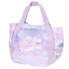 【メール便】リトルツインスターズ ランチバッグ TSランチ バルーンランチバッグ 4934 50th サンリオ ヤスダ通商 ミニトート お弁当かばん キャラクター グッズ 