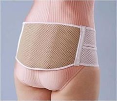 【腰痛対策に！】ダブル添え木付き腰ベルト★チタンプリント★男女兼用★サイズS（ウエスト60～85cm）★大手通販商品★新品