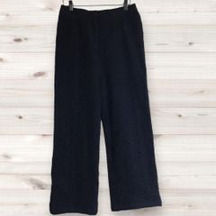 C0751 ジュップ jupe カジュアル パンツ ズボン (40) 黒 無地