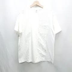 ◇ ⊂ Φ TAKEO KIKUCHI タケオキクチ 半袖 Tシャツ サイズ3 ホワイト メンズ E  【1502030027549】