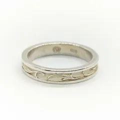 【美品】AQUA SILVER　アクアシルバー　シルバーデザインリング　アラベスク　SILVER　シルバー925　13号のサムネイル