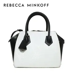 レベッカミンコフ ショルダーバッグ/ハンドバッグ REBECCAMINKOFF HS15FOLS16 004 ブラック/ホワイト BLACK/WHITE MINI PERRY SATCHEL 2WAYバッグ Rebecca Minkoff レディース 革のサムネイル