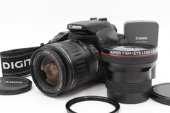 ＜＜フィッシュアイレンズ&アダプタ付き＞＞【美品】CANON キヤノン EOS Kiss Digital X EF 28-90mm F4-5.6 Ⅲ#LE2024209