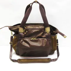 カナナプロジェクト ボストン 2Way バッグ 鞄 肩掛け ショルダー 多機能 トートバッグ ブラウン系 kanana project 斜め掛け 茶 E18LF