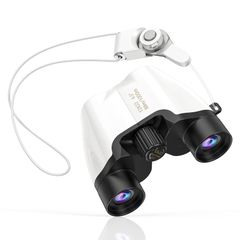 【迅速発送】双眼鏡 12倍 オペラグラス ライブ コンサート【豪華付属品4点セット】Bornet 望遠鏡 目幅調整 手ぶれ補正 スポーツ観戦用/野鳥観察/バードウォッチング用 大人数のアイドルグループなら広角タイプの双眼鏡 ストラップ ソフトケース付き ホワイ