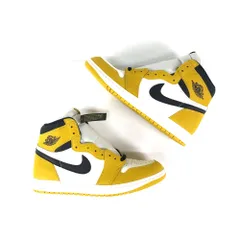 NIKE　ナイキ　2023　DZ5485-701　AIR　JORDAN　1　RETRO　HIGH　OG　エアジョーダン 1 レトロ ハイ オリジナル　28cm　イエロー　箱・替えシューレース付