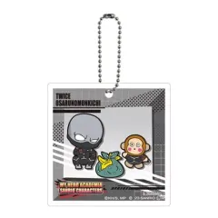 【中古】キーホルダー トゥワイス×おさるのもんきち 「僕のヒーローアカデミア×サンリオキャラクターズ アクリルチャーム2」