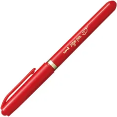 (送料込)三菱鉛筆 水性ペン リブ 細字 MYT7.15 赤 10本