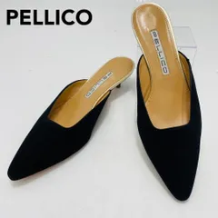 サイズ38 PELLICO ホワイト ミュール 編み込みデザイン サイズ38 PELLICO ホワイト ミュール 編み込みデザイン