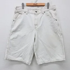 80s〜 Lee ヴィンテージ　ペインターパンツ　ホワイト 80s USA製 vintage Lee コットン ペインターパンツ メンズ ~XS