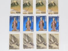 日本切手　テーマ　1000円切手 12枚　使用済切手