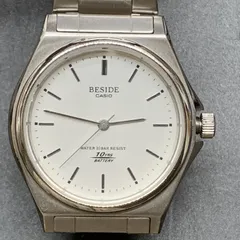 P432 可動 カシオ CASIO ビサイド Beside クオーツ 白文字盤 メンズ腕時計 メンズウォッチ
