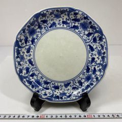 古伊万里 染付 線描花鳥図 八角大鉢 大明成化年製銘】 - メルカリ