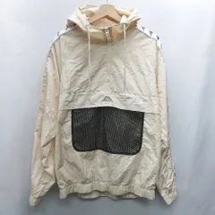 ◇ ⊇ Kappa カッパ 長袖 パーカー サイズM ベージュ系 レディース E  【1411280027783】のサムネイル