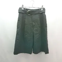 ◇ ◎ Spick & Span スピック＆スパン サラサラ生地 無地 大人っぽい ショートパンツ サイズ38 ブラック レディース E 【1309040090385】