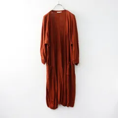 スタジオクリップ studio CLIP リネン ニット ロングカーディガン F/ブラウン 羽織り 長袖【2400014487862】