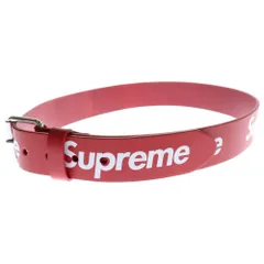 今日限定値下げ 新品 Supreme belt レザー ベルト 赤 22SS 2025年最新】Supreme Repeat Leather Beltの人気アイテム - メルカリ