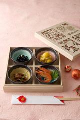 四季彩　小鉢4P　木箱入