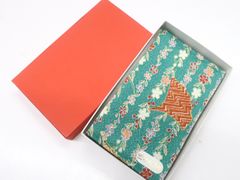 【京松】リサイクル着物  和装小物 和雑貨 ちりめん友禅 鏡 kyo7w07-721