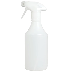 トリガー スプレー 500ml [ ボトル：半透明 ／ トリガー：ホワイト ]