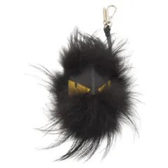 FENDI (フェンディ) Monster Key Charm バグズ モンスター キーチャーム バッグチャーム キーホルダー ブラック/イエローのサムネイル