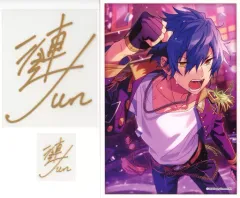 【中古】シール・ステッカー(キャラクター) 漣ジュン(ゴールド) 「あんさんぶるスターズ! サインステッカーセット 第一弾」