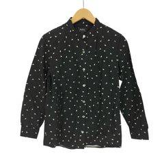 アーペーセー A.P.C. 総柄 バンドカラー L/S シャツ レディース import：XS 