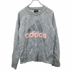 adidas ロゴ スウェット トレーナー Sサイズ アディダス レディース グレー 古着卸 アメリカ仕入 t2406-3888