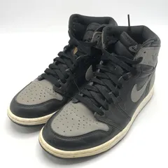 【中古】NIKE Air Jordan 1 Retro High OG Shadow 2018 スニーカー 26cm 555088-013 ブラック グレー ナイキ[10]