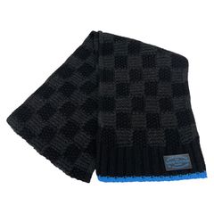 【LOUIS VUITTON】ルイ・ヴィトン エシャルプ ヘルシンキ タイガアーティクルズ デ ボヤジェ  M75904 マフラー カシミヤ メンズ ダミエ カシミヤ100％ ギフト プレゼント