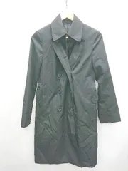 ◇ ◎ COMME CA ISM コムサイズム 長袖 ステンカラーコート サイズS ブラック レディース P  【1407100001088】