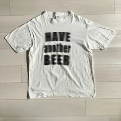 90s～　Tシャツ　モーション文字 モザイク文字 ぼかし文字　Lサイズ　ホワイト　⑥