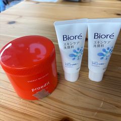 ルベル　プロエディット　ヘアスキン　エナジーリラクシングとビオレスキンケア洗顔モイスチャーC60g×2 セット