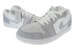 ナイキ NIKE AIR JORDAN 1 LOW PARIS WHITE エア ジョーダン 1 ロー パリ ホワイト 2024 CV3043-100 26 白 灰 ホワイト グレー ブランド古着ベクトル 中古▲■250107のサムネイル