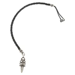 CHROME HEARTS (クロムハーツ) DAGGER PHONE STRAP ダガー フォン ストラップ キーホルダー シルバー/ブラックのサムネイル