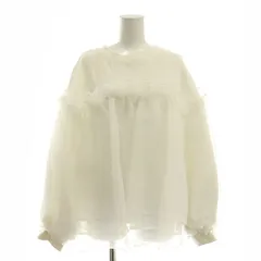 ビビィ Bibiy. ANNA PUFF TOP オーガンジー スウェット カットソー F 白 /MI ■OS レディース ビビィ Bibiy. ANNA PUFF TOP オーガンジー スウェット