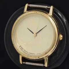 稼動 セイコー アルバ V515-6420 QZ ミッキーマウス アイボリー文字盤 トップのみ レディース腕時計 OGH 2000000 NSK