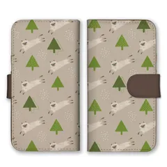 iPhone8 iPhone7 ケース 手帳型 アイフォン8 アイフォン7 スマホケース 携帯ケース 猫 ネコ ねこ 北欧柄 絵本 かわいい イラスト ベージュ 黒猫 シャム猫 大人可愛い カラー01