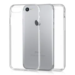 kwmobile 保護ケース 対応: Apple iPhone SE (2022) / iPhone SE (2020) / iPhone 8 / iPhone 7 - スマホ 耐衝撃 フルカバー クリア TPUケース - 透明 1
